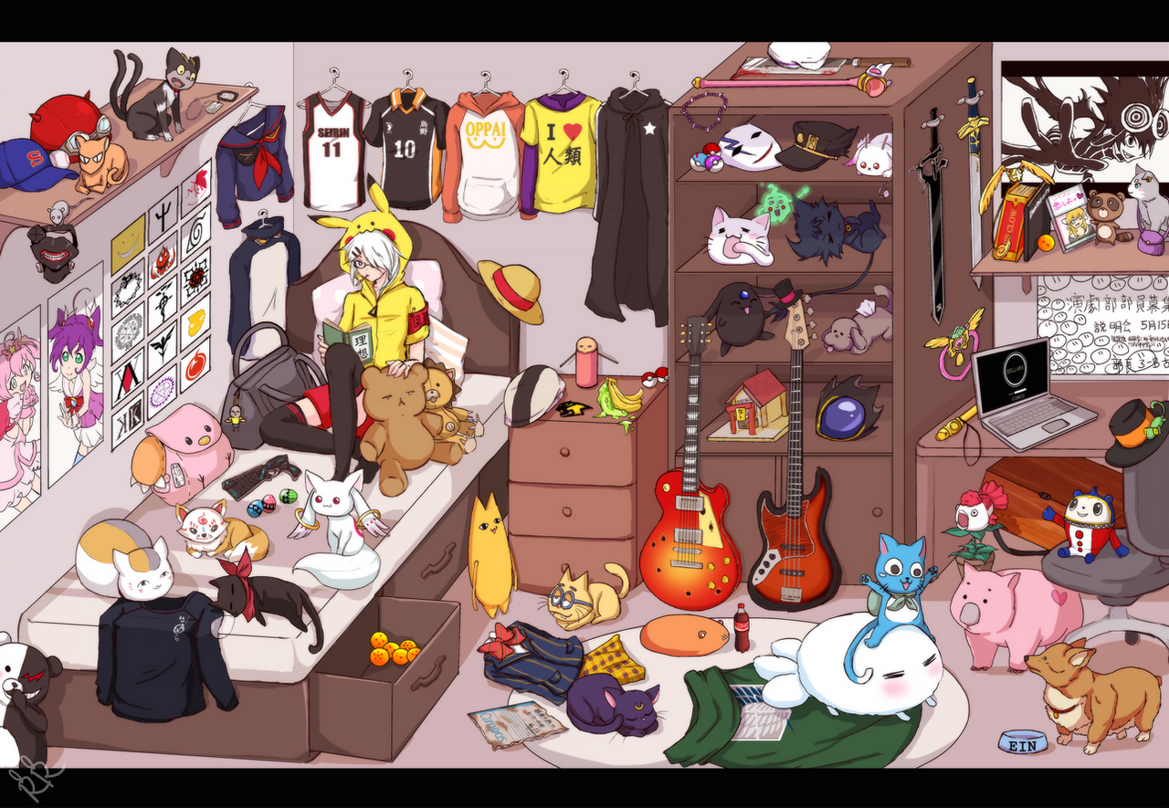 How many Anime References can you find? by mi-ya-ka on ...