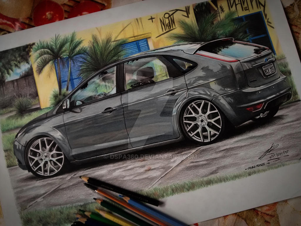Ford Focus Rally Draw Ford Focus drawing by DSPA360 on DeviantArt