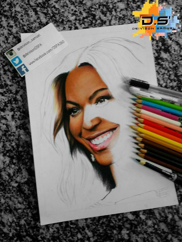 Beyonce Drawing by DSPA360 on DeviantArt