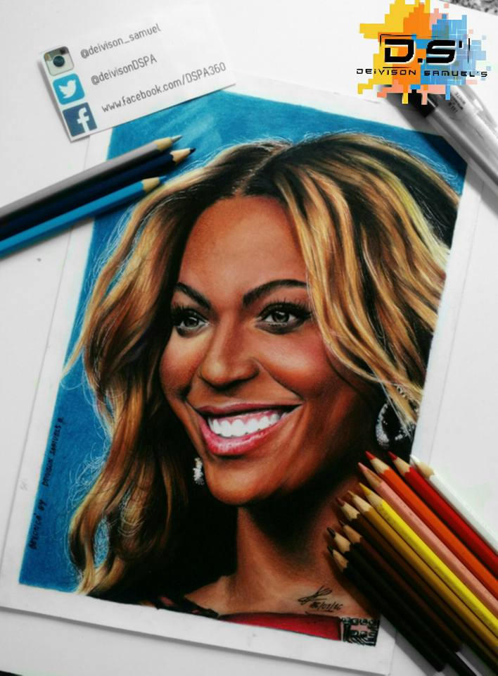 Beyonce Drawing by DSPA360 on DeviantArt