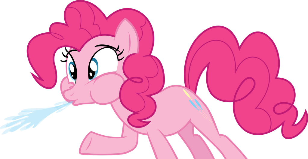 Pinkie Spit Take