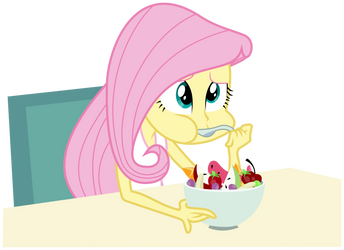 Fluttershy Can't Enjoy Her Salad