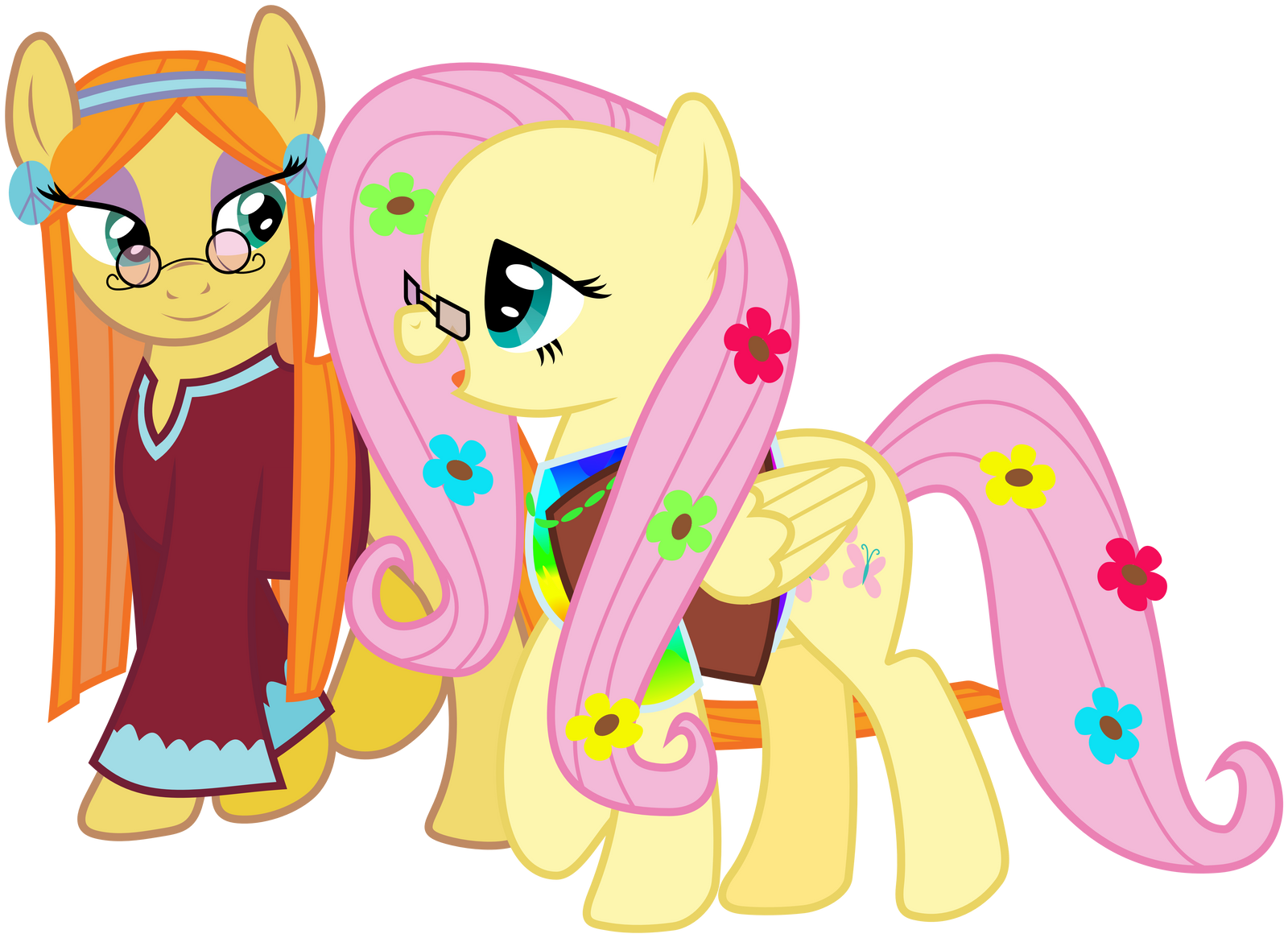 Fluttershy And Wheat Grass by masemj on DeviantArt