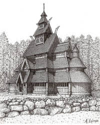 Wooden Stave-Church