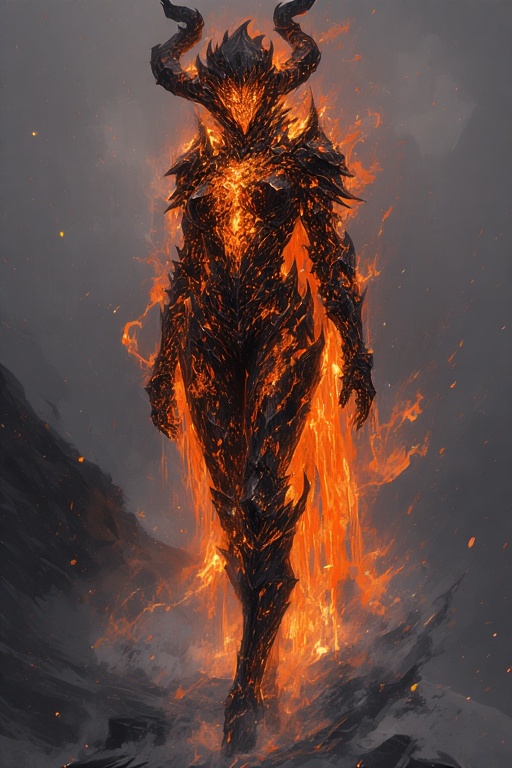 Basic Fire Demon fire demon by kluczowyzawodnik on DeviantArt