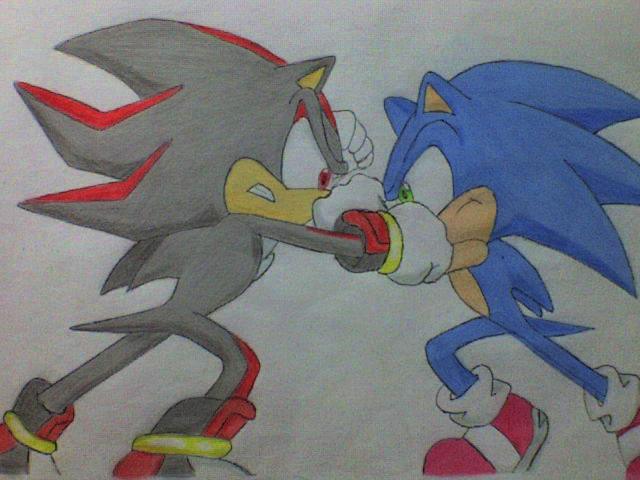 Sonic and Shadow, again XD