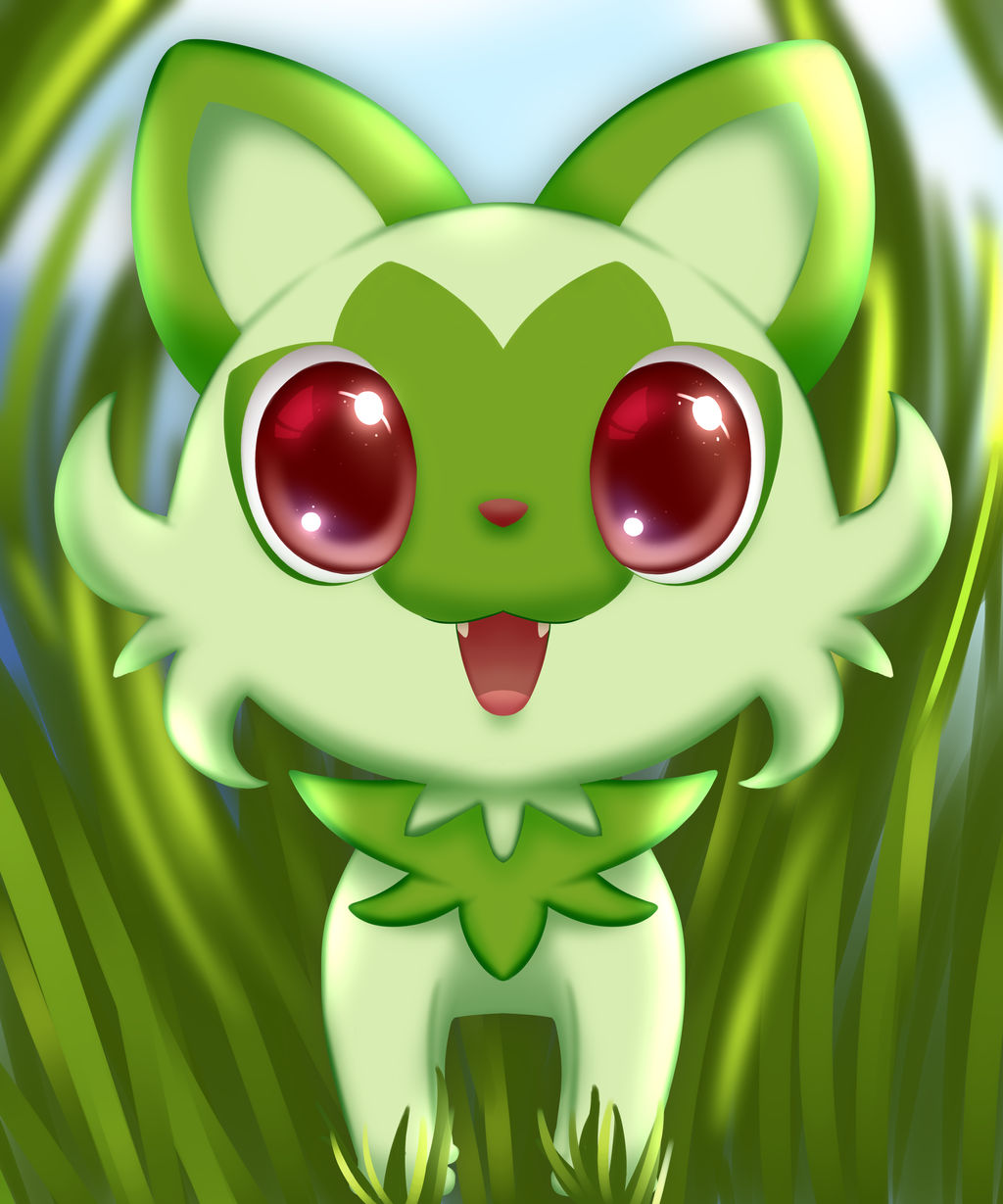 Sprigatito by Stephen118 on DeviantArt