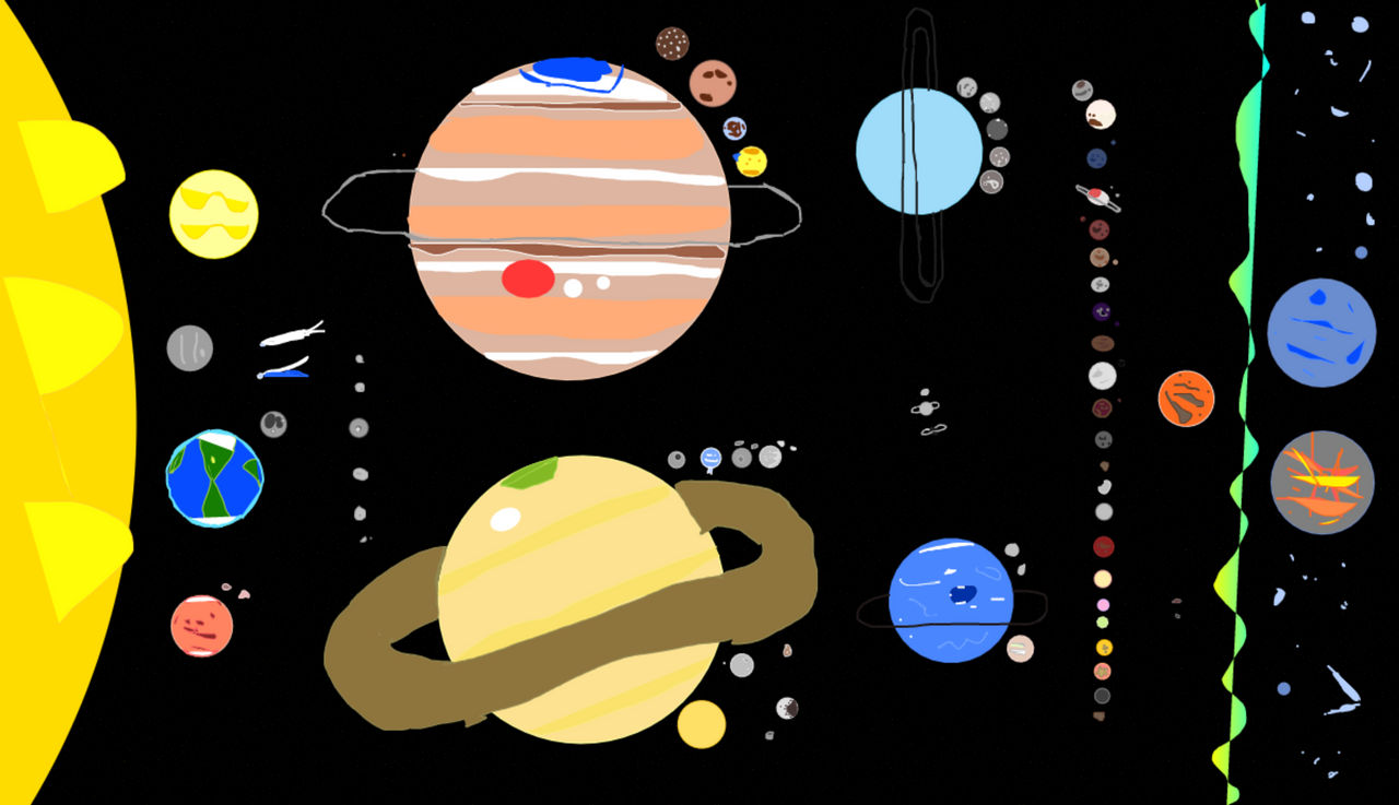 Star System Deviantart The Solar System by GanntheDerpimann on DeviantArt