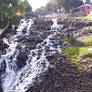 Waterfalls in rocks