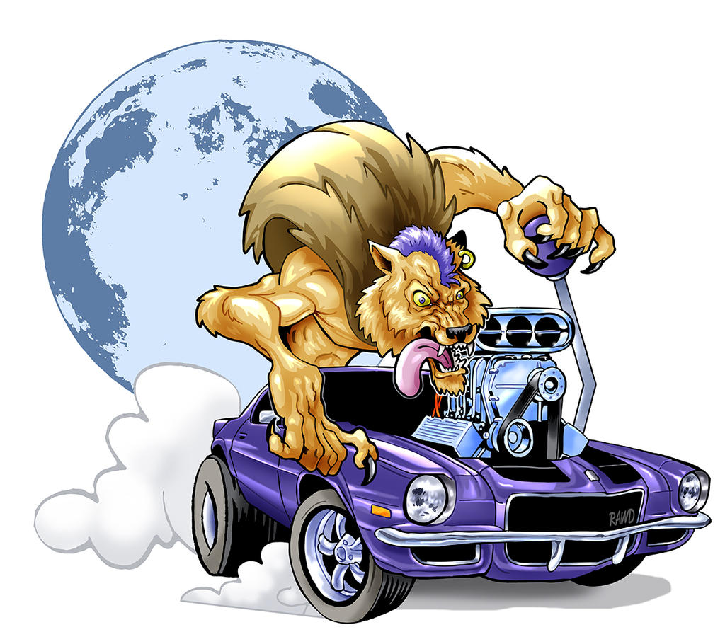 Werewolf Driving werewolf camaro by rawddesign on DeviantArt