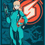 Zero Suit Samus 35th Anniversary Poster