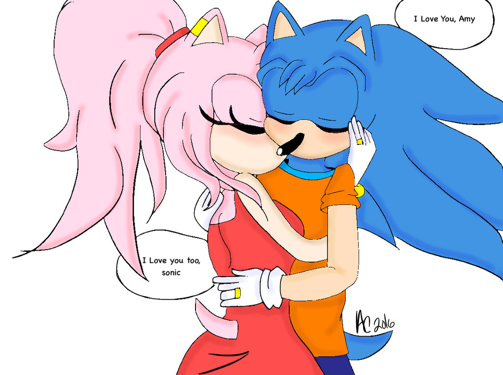 Sonic and Amy [Sonamy] Family, Fankid by Yomi on Dribbble
