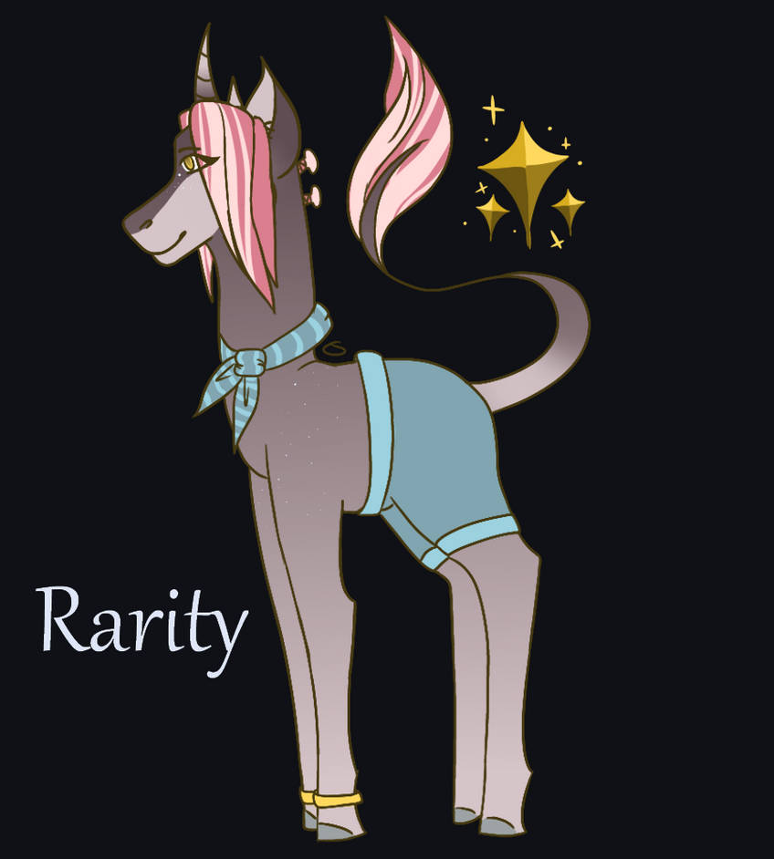 Rarity redesign by SourTartSnake on DeviantArt