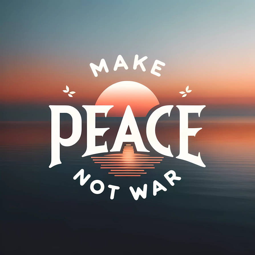 Make Peace Not War by Neatsplash on DeviantArt