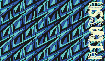 Tessellations: Blue Shards