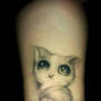 cute cat tattoo