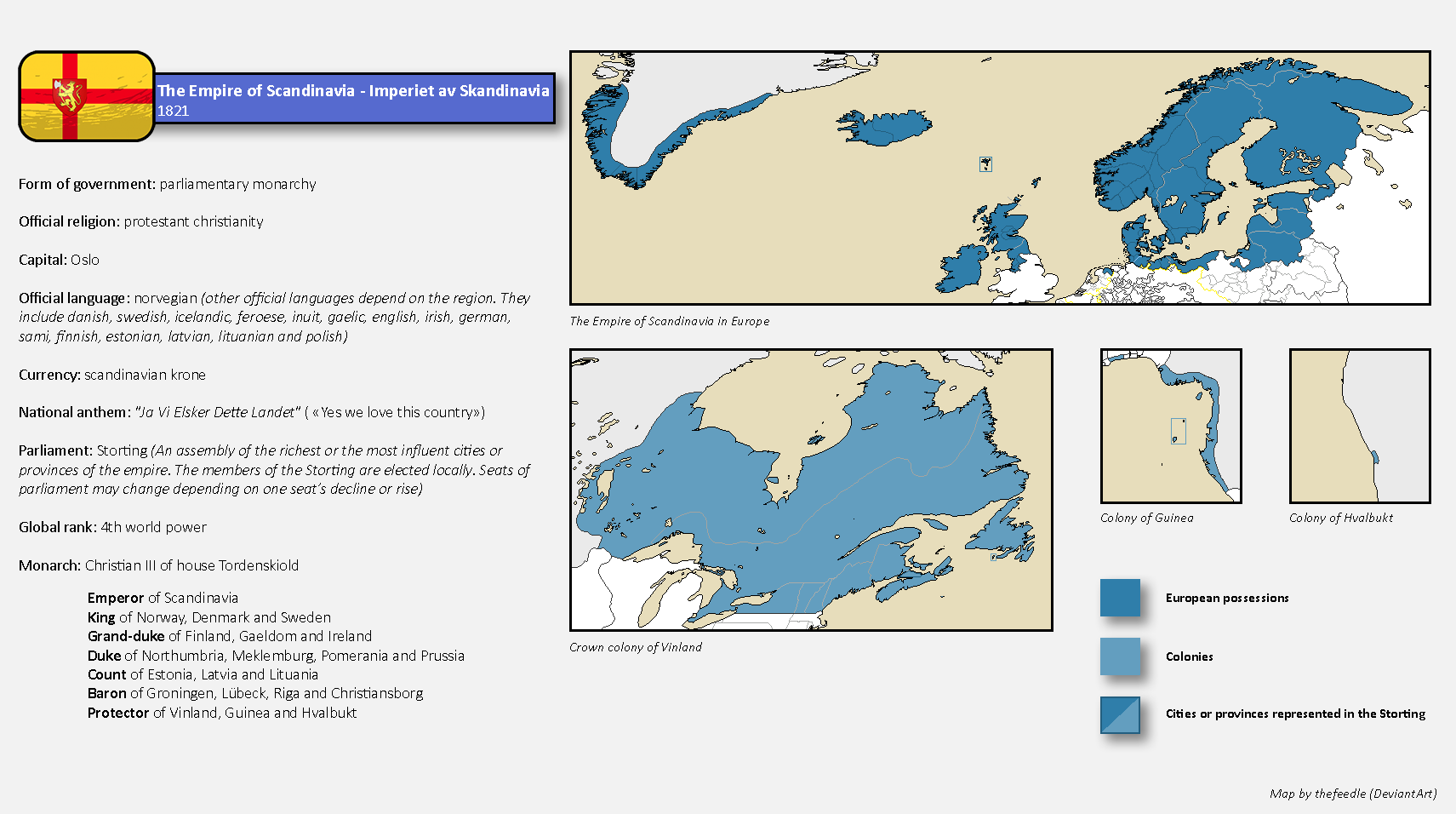 Scandinavian Empire - 1821 (EU4)
