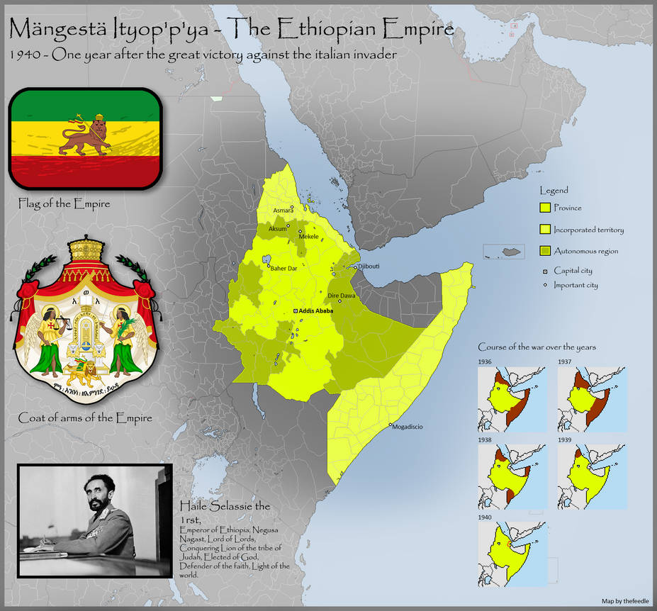 Ethiopian empire - 1940 (hoi4) by thefeedle on DeviantArt