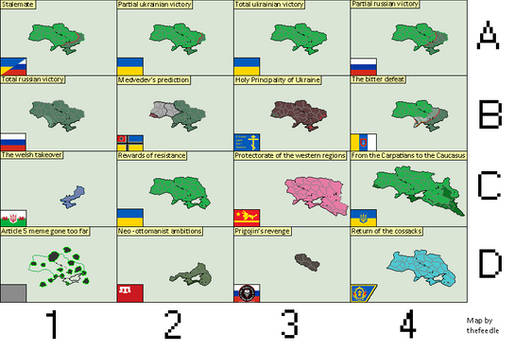 16 Ukraines (post-russian invasion)