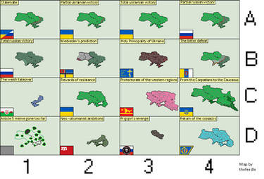 16 Ukraines (post-russian invasion)