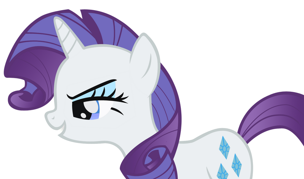 Smirking Rarity by punchingshark on DeviantArt