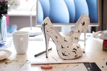 HANDMADE SHOE EDIT BY LORA ZOMBIE by lora-zombie