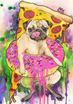 DOUG THE PUG by lora-zombie