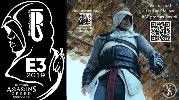 Assassin's Creed Altair cosplay costume V2.0 by RBF-productions-NL