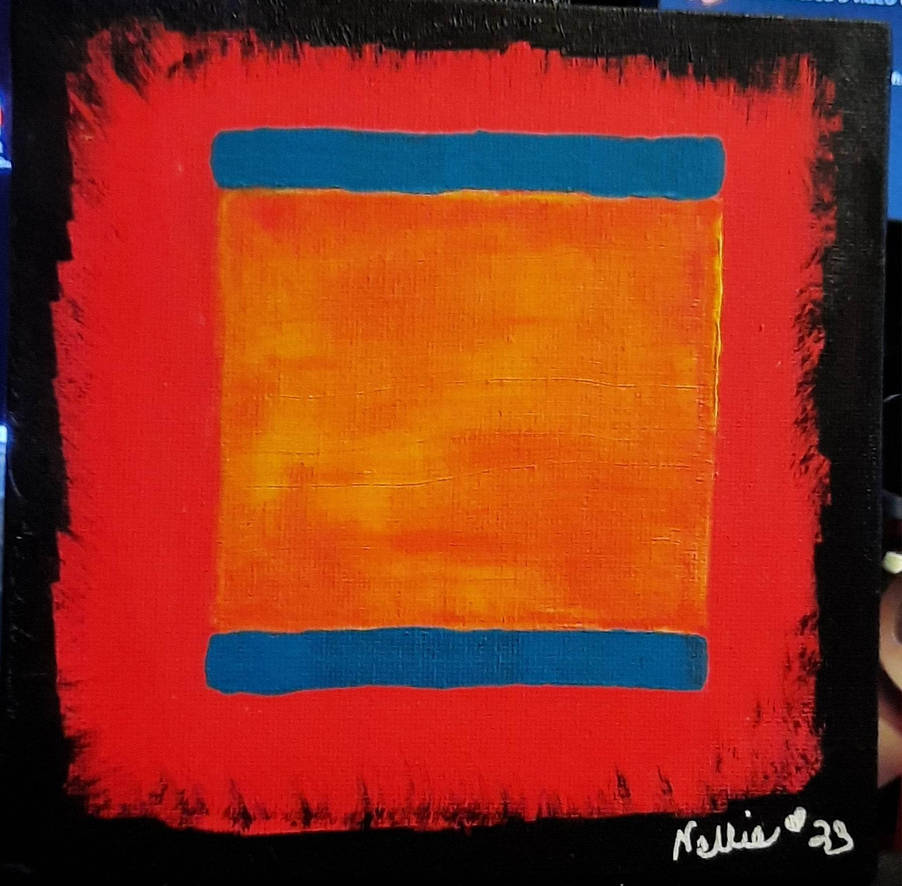 Acrylic April Day 4: Geometric Color Field by Nellie-Ann on DeviantArt