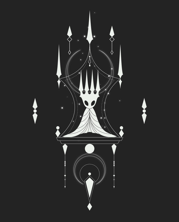 Hollow Knight - Nightmare King Grimm Minimal Vector | Sticker