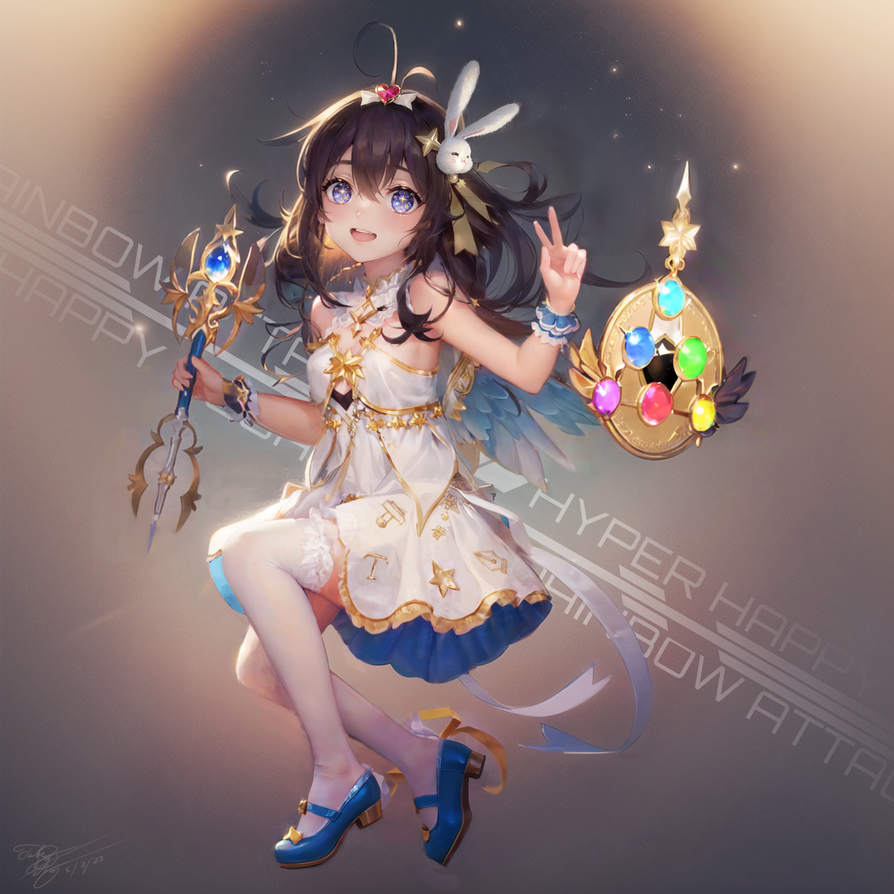 Hyper Happy Hyper Happy Sugar-Free Rainbow Attack! V2 by UNGDI-SEA on DeviantArt