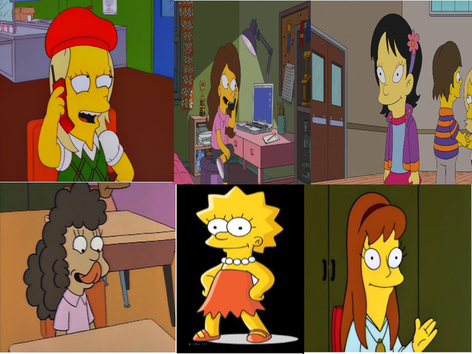 Springfield Girls Collage by the-lisa-anon on DeviantArt