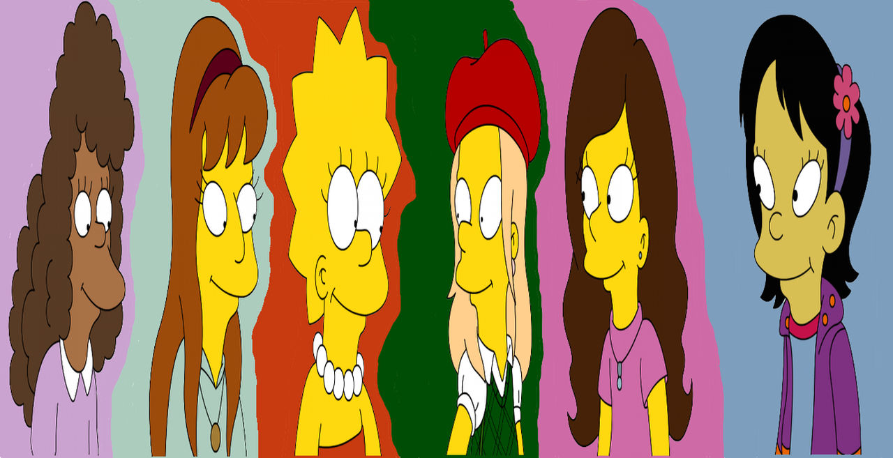 Springfield Girls Poster by the-lisa-anon on DeviantArt