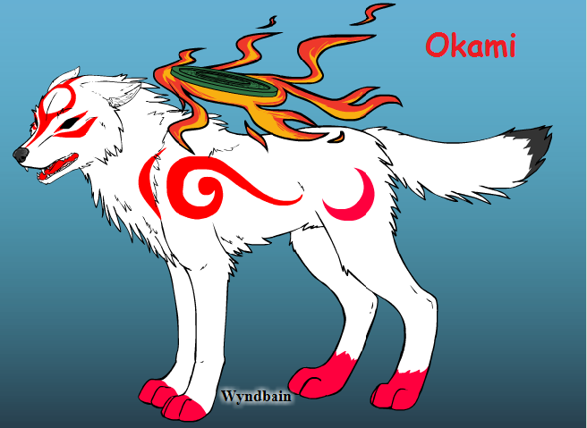 Okami Wolf by lizardslover on DeviantArt