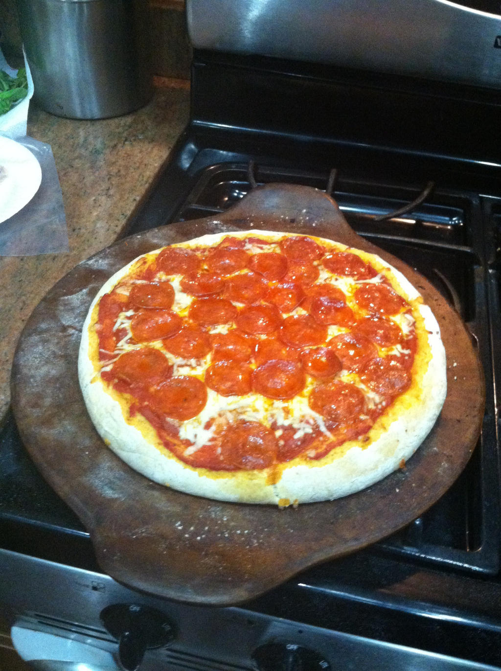 Whole Wheat Pepperoni Pizza