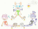 Sonic Girls' Ticklish Halloween by LouisEugenioJR1990