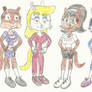 Furry Gals' Sports Outfit Showcase