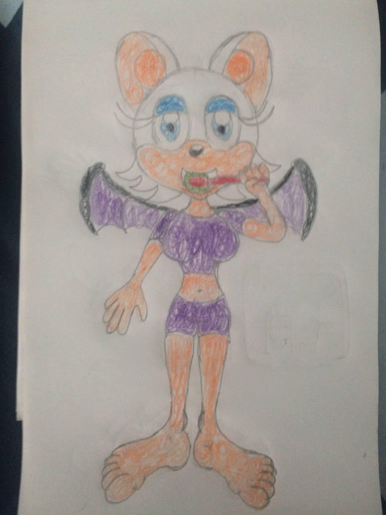 Female Tooth Rouge Rouge Brushing Her Teeth by LouisEugenioJR on DeviantArt