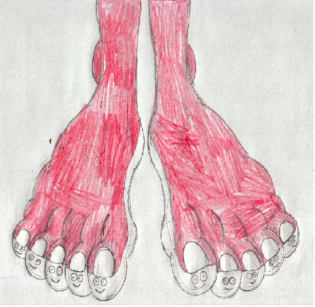 Sentient Talking Foot Claire's Sentient Piggies by LouisEugenioJR1990 on DeviantArt