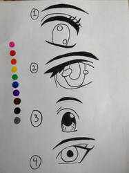 Anime eyes (female)