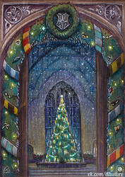 Hogwarts Christmas Card