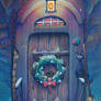 Ghibli Christmas door