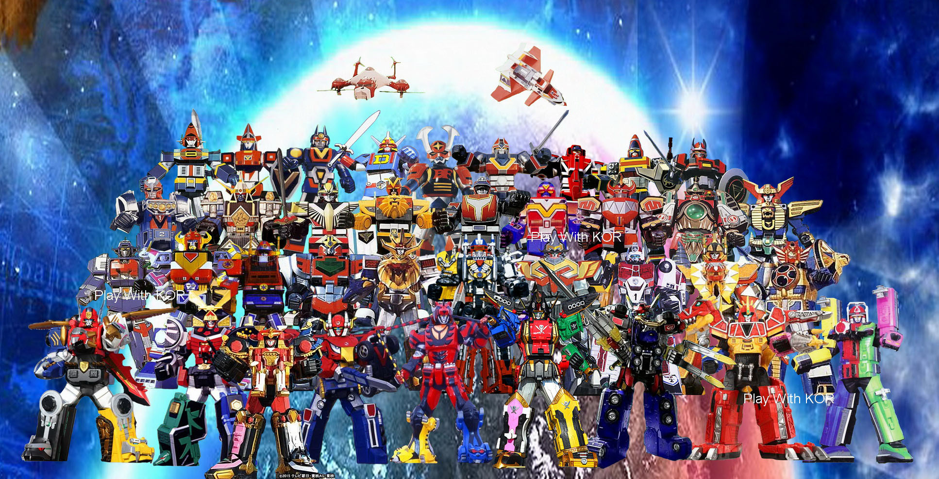 Sentai With Robots Ranger Super Sentai Robo 1-38-39 by PlayWithKOR on DeviantArt