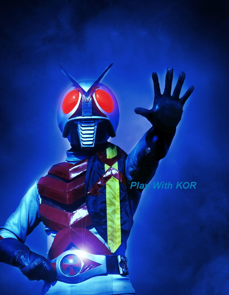 Masked Rider X (Blue Shade)2smc by PlayWithKOR on DeviantArt