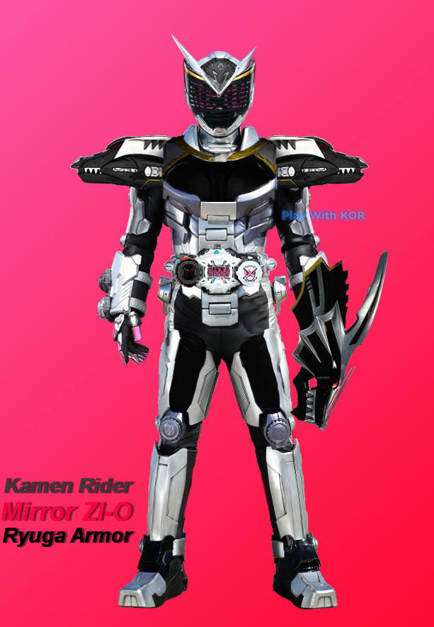 Mask Rider Mirror Kamen Rider Mirror Zi-O Ryuga Armor (Drag Claw ver by PlayWithKOR on ...
