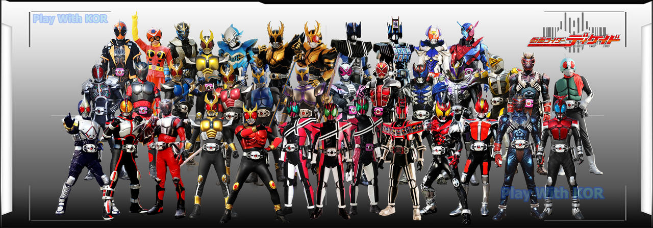 Kamen Rider Decade All Form by PlayWithKOR on DeviantArt