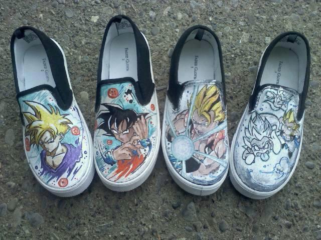 Custom DBZ shoes