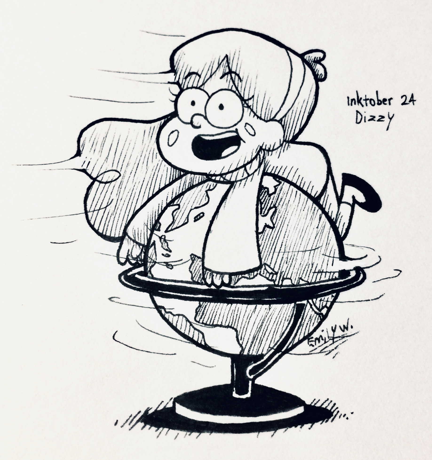 Inktober 2019 Day 24: Dizzy by Chiiroptereh on DeviantArt