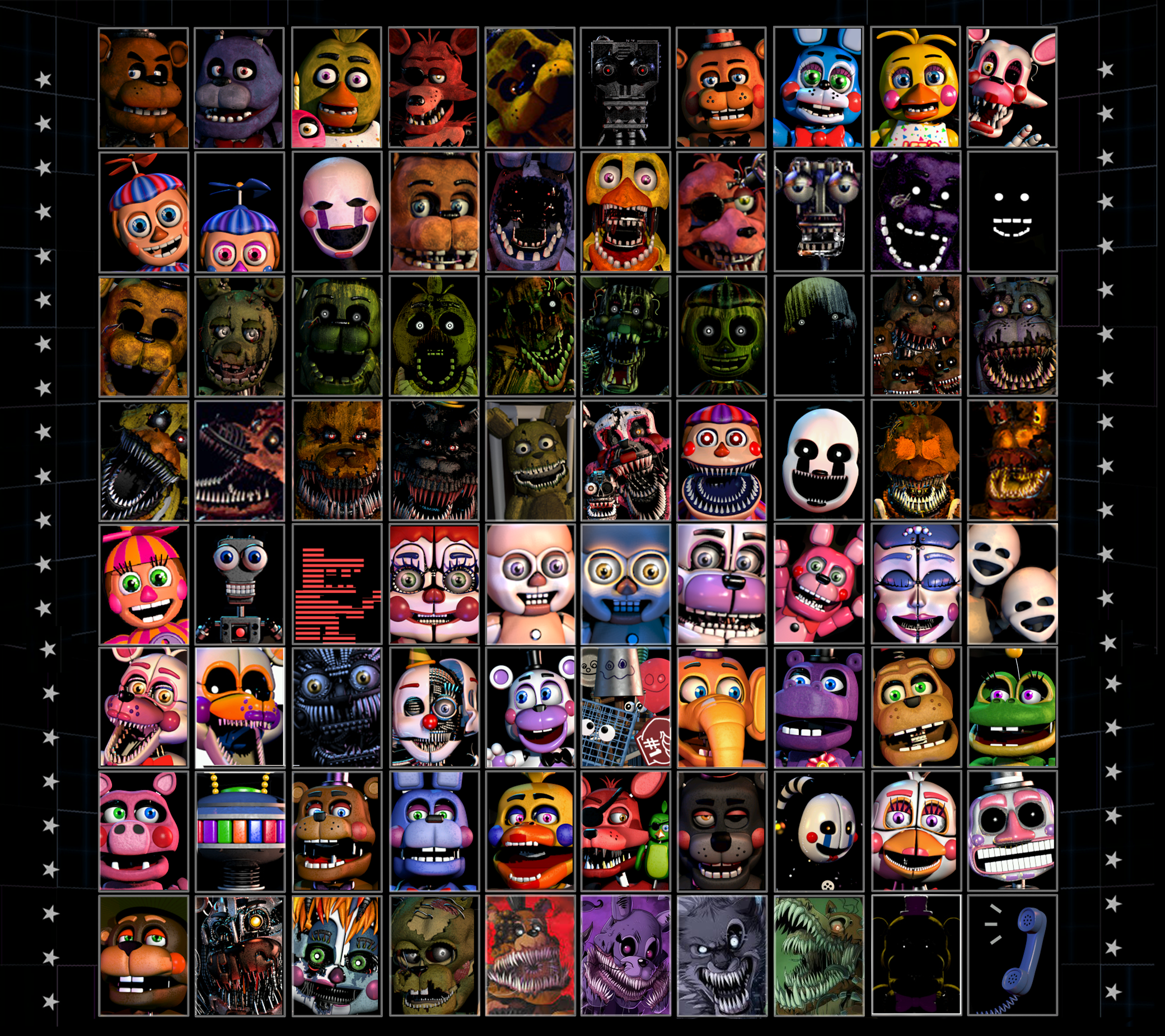 The Complete Ultimate Custom Night Version 2 by Will220 on DeviantArt