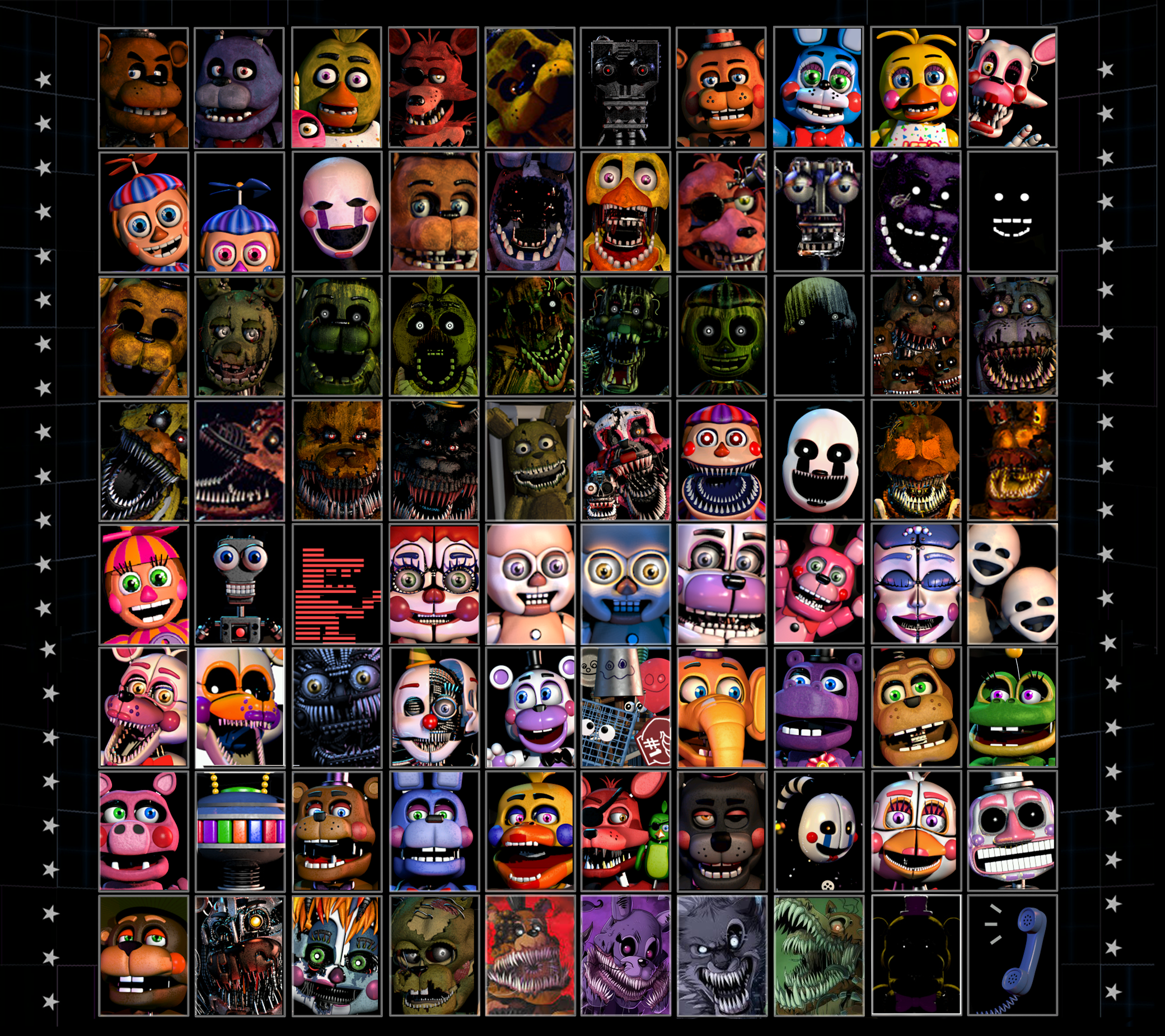 The Complete Ultimate Custom Night Version 4 by Will220 on DeviantArt